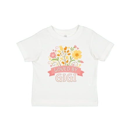 

Inktastic Grandchild Loved by Gigi Grandma Gift Baby Girl T-Shirt