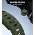 thumbnail image 3 of KOMI Rugged No Gap Bands Compatible with Samsung Galaxy Watch 6 5 4 Band 40mm 44mm/6 Classic 43mm 47mm/Watch 5 Pro 45mm/4 Classic 42mm 46mm, 20mm Silicone Replacement Sport Strap Men, 3 of 7