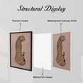 thumbnail image 5 of WFSposter Trendy Wild Animal Canvas Wall Art Vintage Cheetah Posters Maximalist Leopard Prints Painting Animal Wall Art Boho Wall Decor For Home Bedroom Dorm Wall Decor 24X20in Unframed, 5 of 7