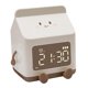 thumbnail image 3 of Despertador para dormitorio, reloj de cabecera, juego de 3 alarmas, temporizador de de dibujos animados silencioso, reloj de , MARRÓN Marrón Sunnimix Despertadores digitales, 3 of 8