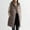Coffee, variant on Aloohaidyvio Women's Long Quilted Puff Vest Hooded Sleeveless Button Down Cotton Padded Jacket Winter Coat,Sizes M