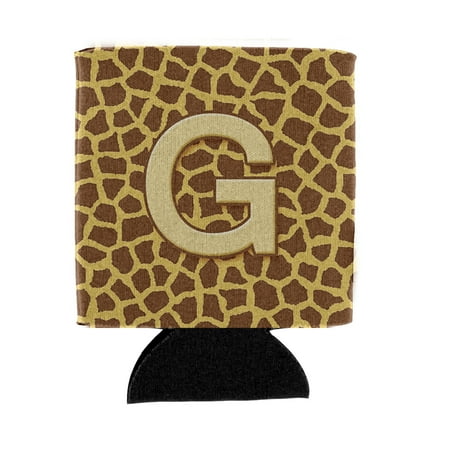 

Carolines Treasures CJ1025-GCC Letter G Initial Monogram - Giraffe Can or Bottle Hugger Can Hugger multicolor