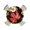 Black, variant on Round Fitted Tablecloths Autumn Red Maple Leaves Watercolor Waterproof Table Cover for Kitchen Dining Party Decor Gold Sketch Leaf Art,36"-44"
