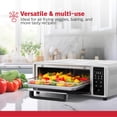 thumbnail image 2 of Holstein Housewares Pizza Air Fryer Oven 600°F – 12-Inch Countertop Convection Oven with Air Fryer, Bake, Toast, and Broil Functions, 1700W, Compact Design for Quick Meals, Stainless Steel, 2 of 10