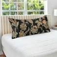 thumbnail image 3 of GZHJMY Paisley Flower King Pillowcase Super Soft Cozy Plush Pillow Case with Zipper for Sofa Bed Couch, 20 x 40 Inch, 3 of 4