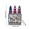 thumbnail image 3 of Staron Wooden Patriotic Decor Memorial Day Table Centerpiece, 4th of July Independence Day Decoration Wooden Ornaments, Patriotic Holiday Decor for Home Bookshelf Desk Living Room Bedroom, 3 of 6
