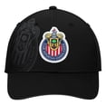 thumbnail image 2 of Icon Sports Chivas deGuadalajara Soccer Club Embroidered Logo 6 Panel Cap - Black Faded Logo, 2 of 4