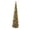 A002- B, variant on Prelit Pencil Christmas Tree with Lights, 5 Feet Tall, Rainbow Tinsel Design, for Indoor Holiday Decoration, Artificial Christmas Tree Decoration
