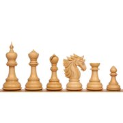 Bucephalus Staunton Chess Set with Padauk & Boxwood Pieces - 4.5 King