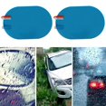thumbnail image 3 of Película protectora para espejo retrovisor de coche, 100 x 150 mm, resistente a la lluvia, antivaho, protector contra la lluvia para espejo, 3 of 8