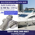thumbnail image 5 of Sailors Locker Gray 1/2" x 25' Double-Braided Nylon Boat Dock Lines with 12" Eye Splice 2 Count, 5 of 6