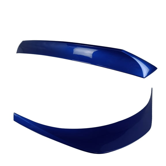 Ikon Motorsports Roof   Trunk Spoiler Compatible With 2022-2025 Subaru BRZ Toyota GR86, Painted #K7X Wr Blue Pearl/World Rally Blue ABS IKON Style Rear Window Visor Wing   TRD Style Trunk Spoiler