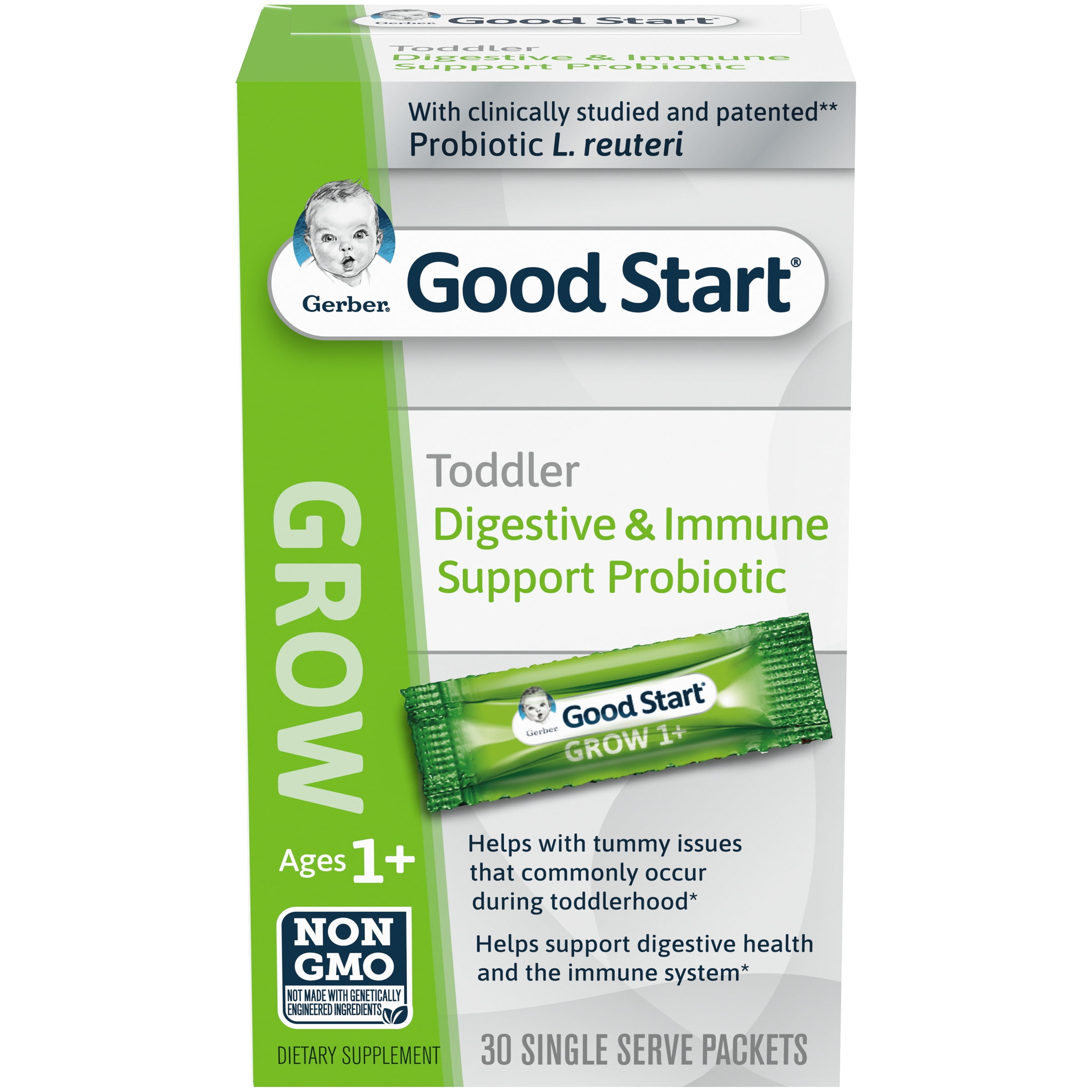 Gerber Good Start Grow, Toddler Digestive & Immune Support Probiotic Single Serve Packets