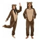 thumbnail image 1 of ¡Onesie Funziez! Disfraz de osito de peluche de sherpa ajustado para adultos, 1 of 5