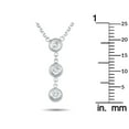 thumbnail image 4 of LB Exclusive 14K White Gold 0.45ct Diamond 3-Stone Necklace ANK-15779, 4 of 4