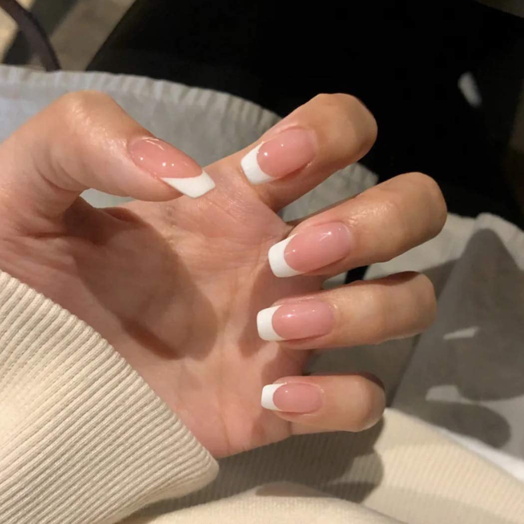 Coffin Matte Press On Nails Brown Long Fake Nails Full Cover Acrylic French Nails For Women And Girls 24pcs Walmart Com Coffin Matte Press On Nails Brown Long Fake Nails Full Cover Acrylic French Nails For Women And Girls 24pcs Walmart Com