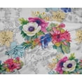 thumbnail image 4 of oneOone Polyester Lycra White Fabric Flower Artistic Sewing Material Print Fabric By The Yard 56 Inch Wide, 4 of 4