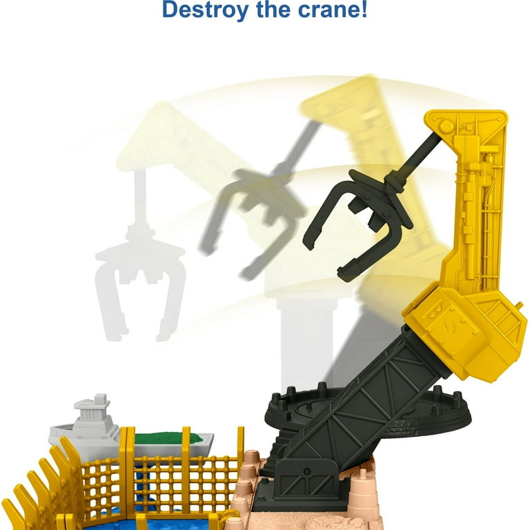 Jurassic World Minis Mosasaurus Mayhem Playset with 2 Mini