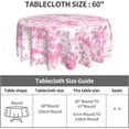 thumbnail image 3 of Tie Dye Tablecloth Round 60 Inch Table Cloth Cover Mat Holiday Party Decoration for Dining Room Home Kitchen Picnic, 3 of 6