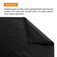thumbnail image 4 of Uxcell 100 Sheets Black Waterproof Tissue Paper 20x14 Inch Tissue Gift Wrapping Paper for Florist Bouquet Supplies, 4 of 6
