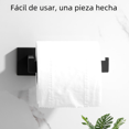 thumbnail image 3 of Wall Mounted Stainless Steel Toilet Paper Holder Matte Black Pattern, 3 of 5
