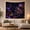 Glowing Mushrooms and Crystals in Dark Cavern Forest, variant on Oversized Mushrooms Along Glowing Stream Under Crescent Moon, Dreamy Fantasy for Mushroom Lovers, Mushroom Wall Decor, Housewarming Gift, Tapestry Wall Hanging for Bedroom and Dorm