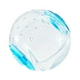 thumbnail image 3 of Tooyful 18cm Hamster Exercise Ball Gerbil Ball Wheel Transparent Stylish PP Material Multifunctional Interactive Toy Hollowed Out Blue, 3 of 9