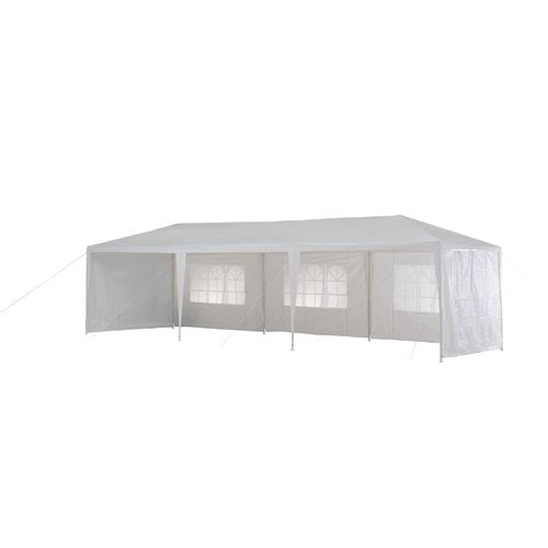 Sunjoy 10 Ft W X 30 Ft D Metal Party Tent Walmart Com Walmart Com