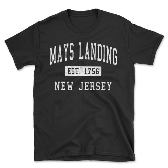 Mays Landing New Jersey Classic Established Men's Cotton T-Shirt