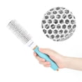 thumbnail image 4 of Cepillo de pelo barril redondo, secador pelo, cepillos redondos para rizar mujeres cepillo Girld salón calor preciso térmico redondo el hogar cerdas cabello EOTVIA  No, 4 of 6