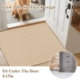 thumbnail image 6 of LOKHOM 2'x3' Cotton Woven Kitchen Rug, Non Slip Washable Front Doormat, Indoor Door Mat for Front Porch Kitchen Bedroom, Beige White, 6 of 7