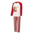 thumbnail image 3 of Hirigin Store Christmas Pajamas for Family Funny Fox Gift Print Long Sleeve Tops + Trousers Set Holiday Sleepwear, 3 of 10