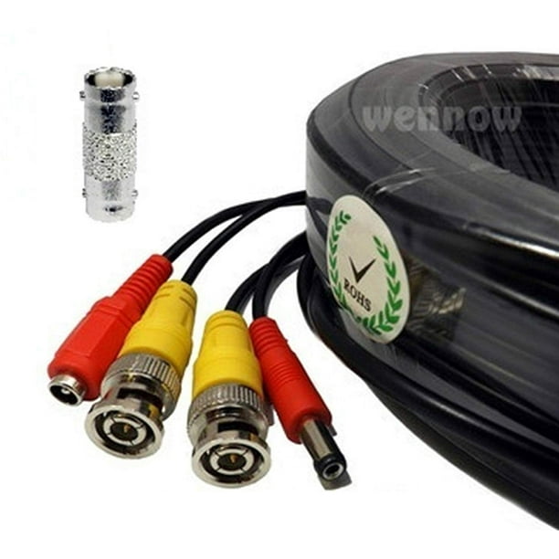 50FT BNC Male Cable for QSee/Zmodo/Lorex/Swann/Nightowl Indoor or