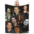 thumbnail image 6 of Orlando Bloom Fleece Blanket for Couch - Throw Blanket Lightweight Orlando Bloom Merch Super Soft Cozy Luxury Bed Blanket Microfiber and Throws for Sofa, 6 of 6