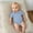 Sky Blue, variant on Dpytoraw Infant Boys Short Sleeve Romper Newborn Bodysuits Gentleman Clothes Breathable Boys Bodysuits Summer Size 9-12 Months