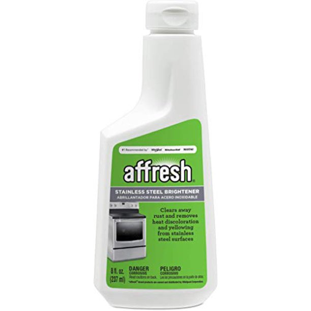 Affresh W10252111 Stainless Steel Brightener, 8 oz. Liquid Walmart
