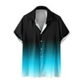 thumbnail image 2 of CEHVOM Spring Savings!Beach Shirts for Men Button Down,Beach Shirts for Men Big and Tall Palm Tree Print Turndown Collar Short Sleeve Blouse Tops,Summer Shirts for Men, 2 of 5