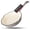 Gray, variant on Solid Enameled Cast Iron Skillet Pan, White Porcelain Enamel Coated Interior Nonstick Frying Pan, Heavy-Duty All Cast Iron Construction Cookware 8 Inch Oven Safe Kitchen Skillet