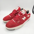 thumbnail image 1 of New Balance 550 Shoes Suede Pack Team Red Sneakers Mens Size 10.5 - BB550VND, 1 of 5