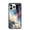Sparkling, variant on 9H Tempered Glass Case For iPhone 14 Pro, Aesthetic Starry Sky Pattern, Slim Fit Protective Cover with Soft TPU Bumper, Anti-Scratch Shockproof Back Phone Case for Women and Men,Wave
