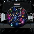 thumbnail image 1 of Twinkling String Lights Art Polyester Universal Spare Wheel Tire Cover Custom Tire-Covers for Trailer RV SUV Truck Camper, 1 of 4