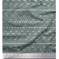 thumbnail image 1 of Soimoi Green Poly Georgette Fabric Abstract Stripe Decor Fabric Printed Yard 42 Inch Wide, 1 of 1