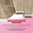 thumbnail image 3 of Moresoo Tape in Hair Extensions Human Hair 14 Inch Ash Blonde Highlight with Blonde Hair Extensions Tape in Human Hair Seamless Tape in Extensions Human Hair #P18/613 20 Pieces 40 Grams, 3 of 9