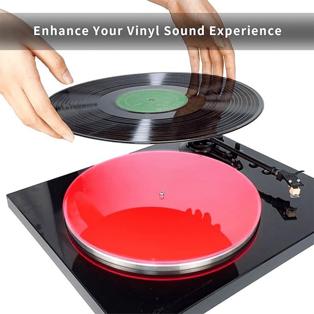 Tapis Silicone Pour Platine Vinyle 30cm | Antistatique & Antidérapant - Compatible Tourne-Disques Audio-Technica, Rega