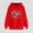 Red, variant on Mardi Gras Hoodies Sweatshirt Women Classic Mardi Gras Printed Loose Long Sleeved Hooded Sweatshirt With Pocket Black XXL