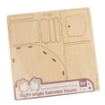 thumbnail image 1 of HILABEE Creative Wooden House Puzzles Toy Early Learning Early Development Small Hamster C, 1 of 8