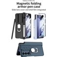 thumbnail image 2 of for Galaxy Z Fold 5 Case with S Pen Holder, Hinge Protection, 360° Ring Magnetic Kickstand, Slide Camera Cover, Front Screen Protector - Perfect for Samsung Z Fold 5 Case, Green, 2 of 9