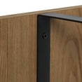 thumbnail image 3 of Kate and Laurel Oakly Wood and Metal Wall Sconce, Rustic Brown Wood Wall Candle Holder Farmhouse Decor, 3 of 7