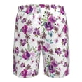 thumbnail image 6 of Naloa Rose Flowers Men's Beach Shorts, Surfing shorts, Swim trunks, Quick Dry Swim Trunks for Surfing Beach Fun - XX-Large, 6 of 9