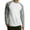 Light Gray/White, variant on Men's Long Sleeve Crew Neck Casual Dynamic Cotton Raglan T Shirts, Red/White M, 1 Pack